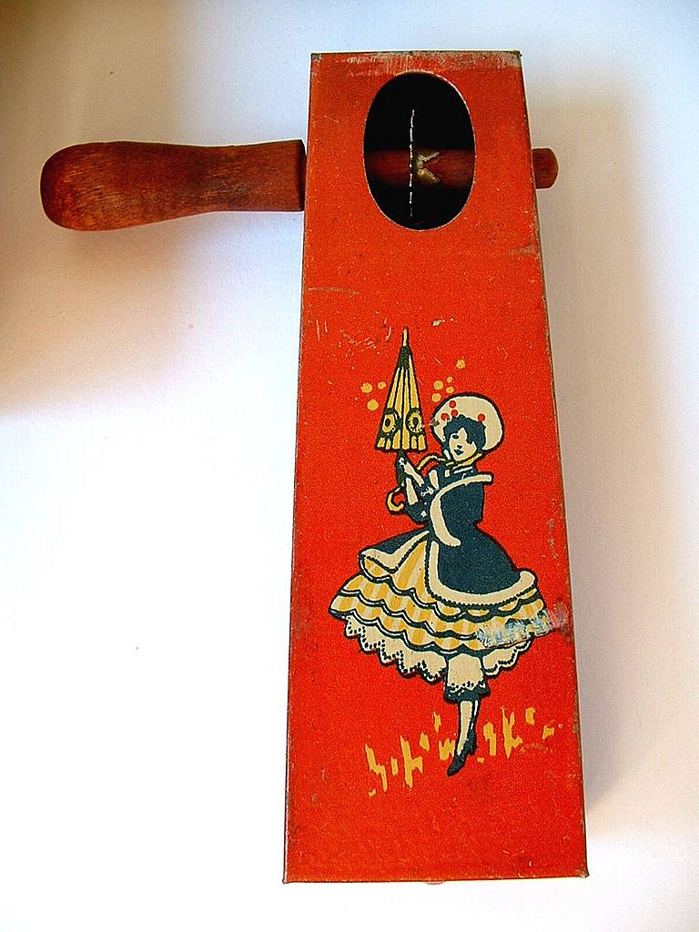 RARE Art Deco Tin Litho NOISEMAKER Party Noise Makers Early T. Cohn, WOOD Handles c.1920s! RARE Art Deco Tin Litho NOISEMAKER Party Noise Makers Early T. Cohn, WOOD Handles c.1920s!