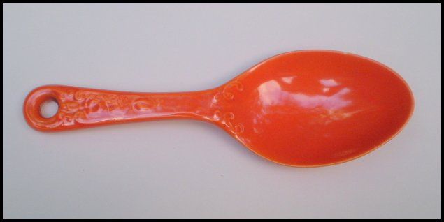 Vintage Fiesta Kitchen Kraft Original Red Spoon & Original Green Fork Vintage Fiesta Kitchen Kraft Original Red Spoon & Original Green Fork
