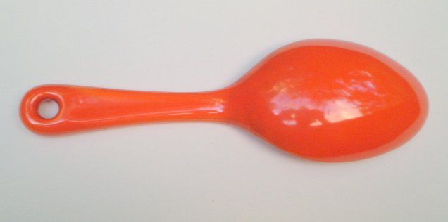 Vintage Fiesta Kitchen Kraft Original Red Spoon & Original Green Fork Vintage Fiesta Kitchen Kraft Original Red Spoon & Original Green Fork