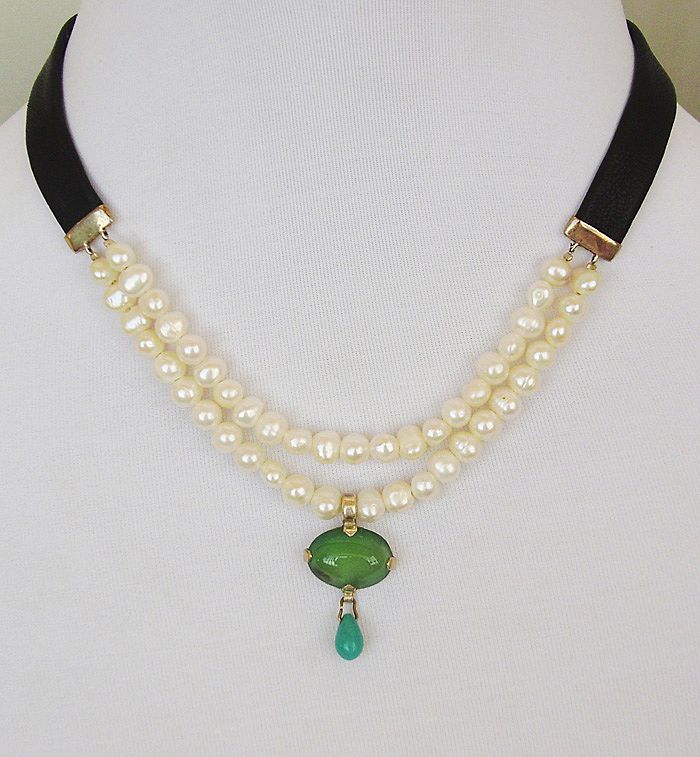 Romantic contemporary necklace. Upscale pearls and agate jewelry. Romantic contemporary necklace. Upscale pearls and agate jewelry.