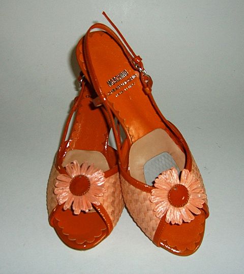 Moschino High Heeled Daisy Sandals - Made in Italy Moschino High Heeled Daisy Sandals - Made in Italy