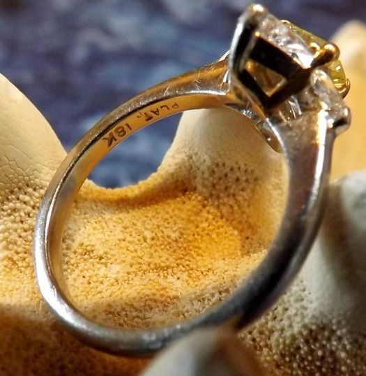 Fancy Canary Yellow Diamond Retro Period Ring Fancy Canary Yellow Diamond Retro Period Ring