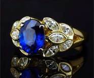 Ceylon Sapphire & Diamond Ring by JB Star Ceylon Sapphire & Diamond Ring by JB Star