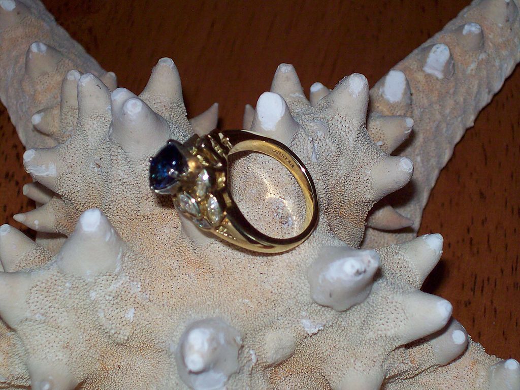 Ceylon Sapphire & Diamond Ring by JB Star Ceylon Sapphire & Diamond Ring by JB Star