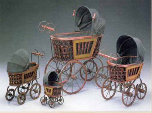 antique wicker doll buggy value