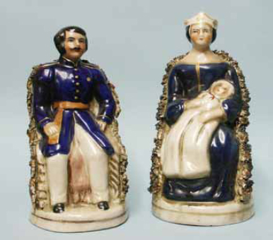 New Queen Victoria and Prince Albert Staffordshire figures