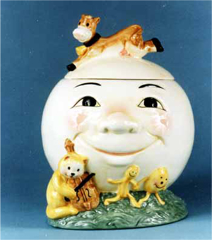 Cow Jumped Over the Moon Cookie Jar