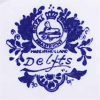 Date oud marks delft Delftware Factory