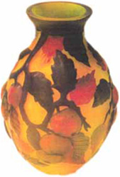 Additional New Styles of New Galle Cameo Glass Including Mold-blown Pieces