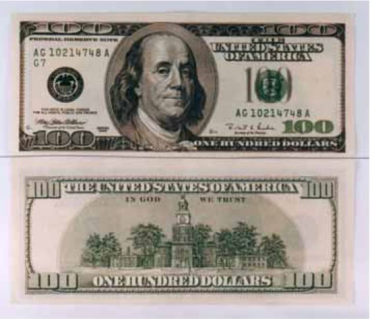 Black Light And Counterfeits Examining The 100 Bill