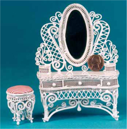 wicker barbie furniture