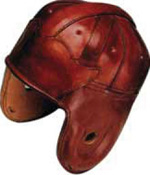Classic leather football helmets reproduced