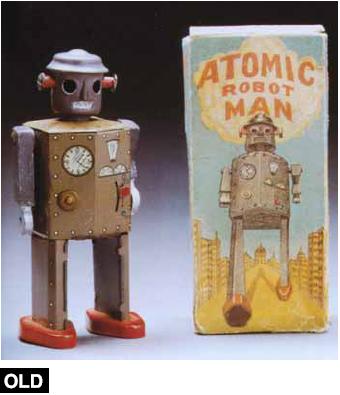 Rare Atomic Robot Man Copied Including Box