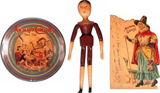 Toys Reproduced in Paper, Wood and Cloth