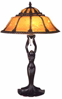 repro art deco lamps