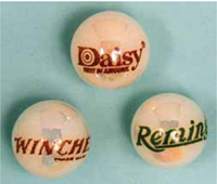 Collectible trade names on new marbles