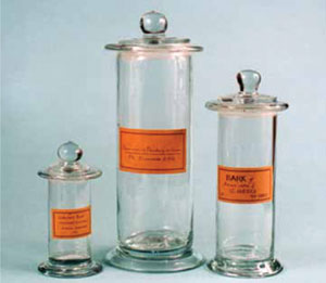 Confusing Apothecary Style Bottles and Jars with Dated Labels