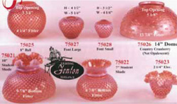 fenton glass shades