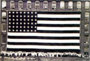1914 Patriotic Flag Photo Copied
