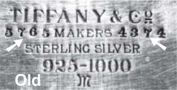 Hallmarks identifying silver Confusing Marks