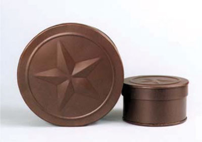 Embossed star country boxes