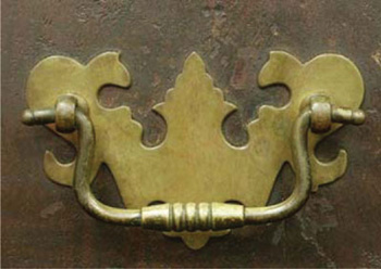 MID 1900's Set of 2 CABINET or DRAWER PULL~ca Details about   ANTIQUE HEAVY BRASS DOOR 