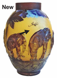 New Cameo Glass in Old Designs