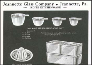 Jeannette Jadeite Jadite Green Measuring Cup - Ruby Lane