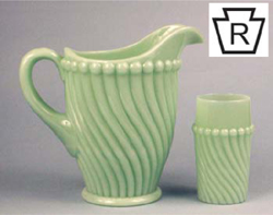 Jeannette Jadeite Jadite Green Measuring Cup - Ruby Lane