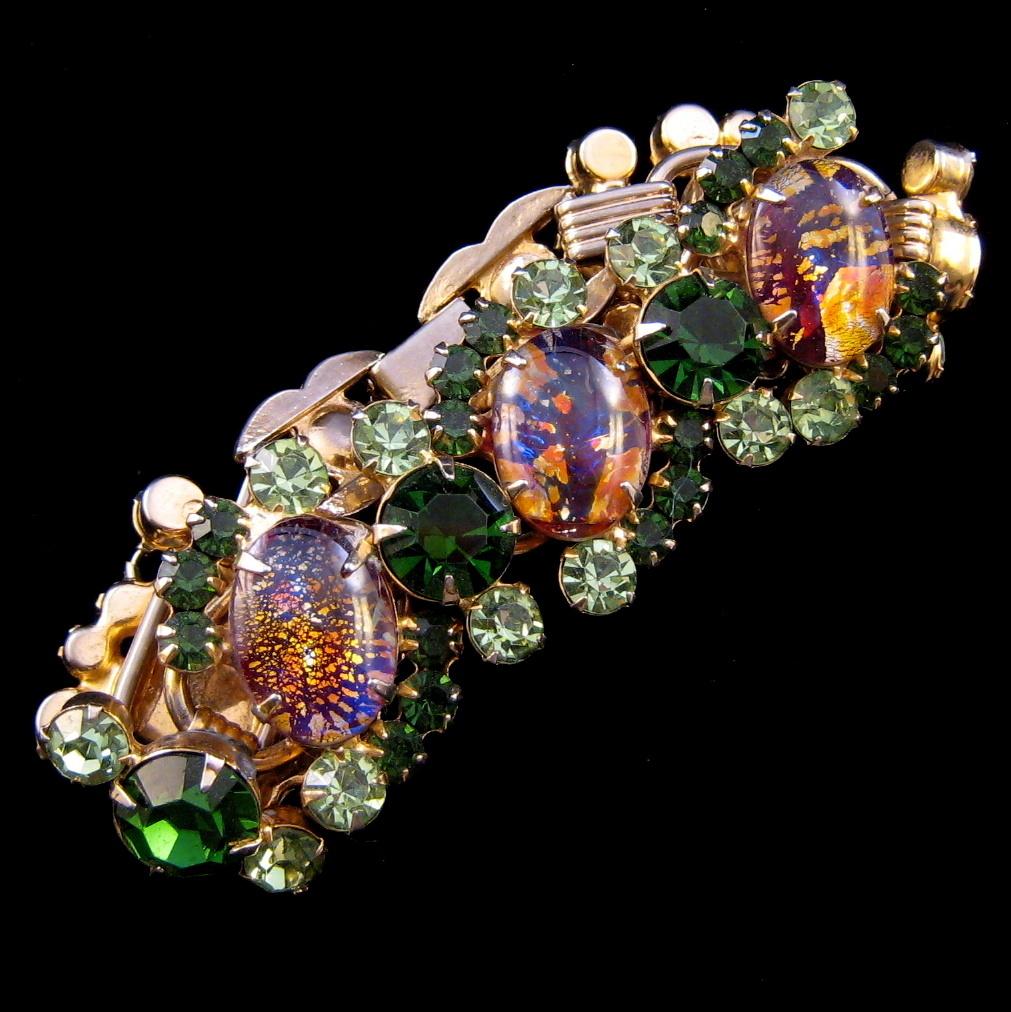 Highly Desirable D&E aka Juliana Cats-Eye Cabochon Bracelet - Book from ...