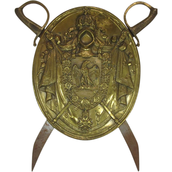 Antique Shield Brass Napoleon III Paris from thesteffencollection on ...