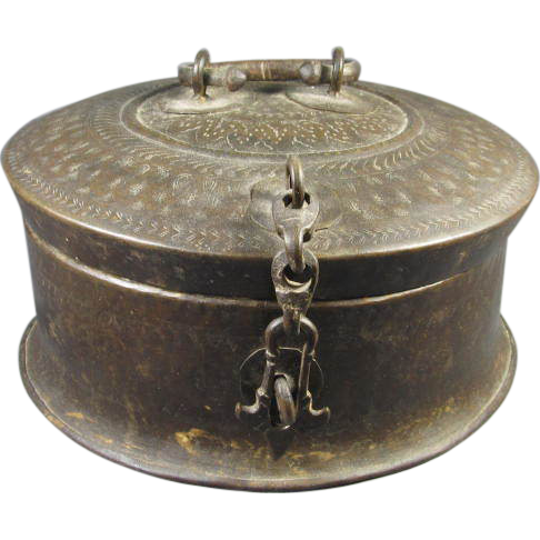 Antique Chinese Metal Mongolian Lock Box from thesteffencollection on ...