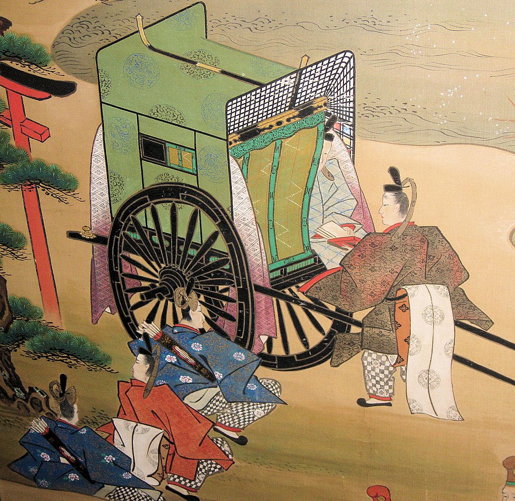 Japanese 19th century Painted Samurai Warriors Scroll from ...