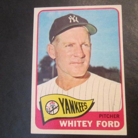 Whitey ford topps baseball cards #9