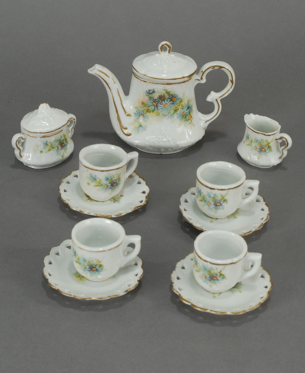 German Porcelain Tea Set from carmeldollshop on Ruby Lane