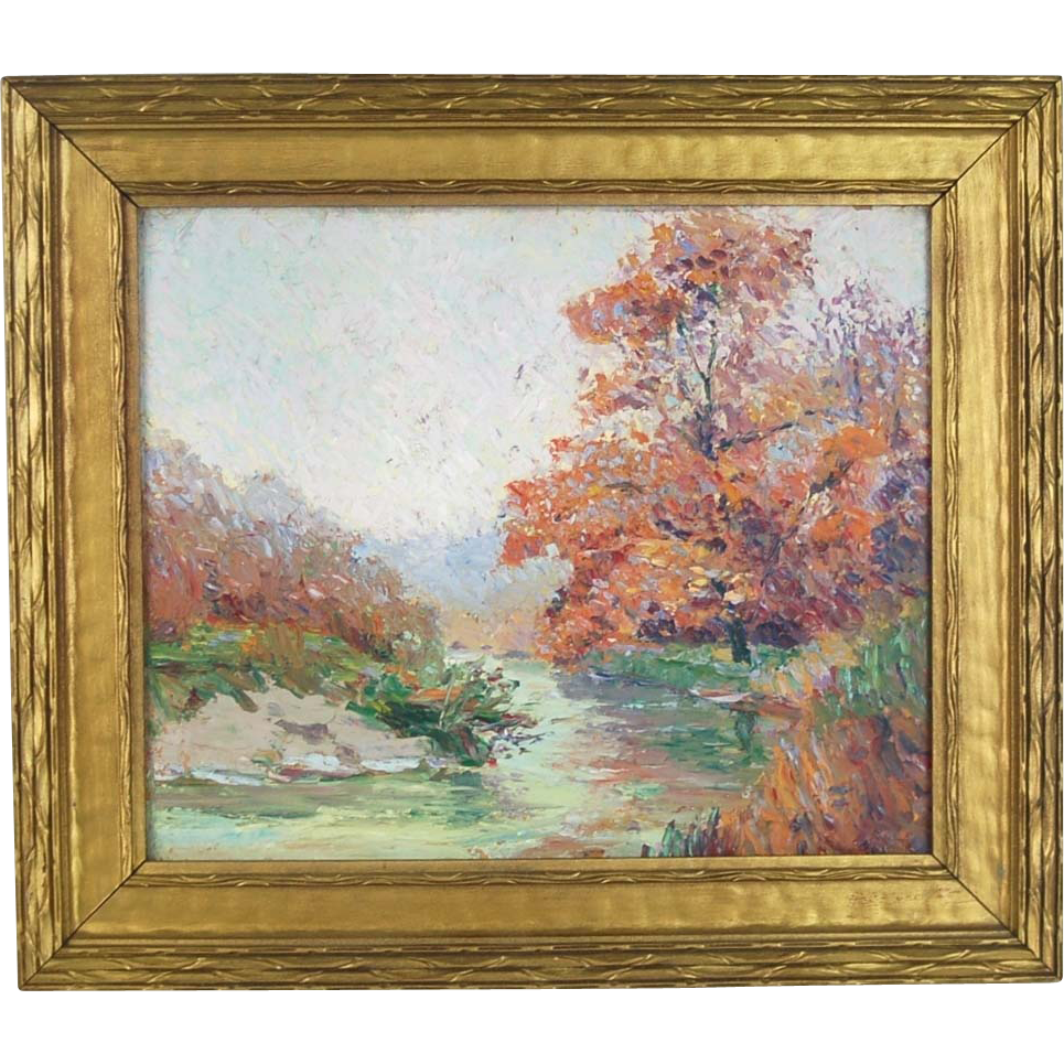 Early 20th Century Impressionist Landscape by Chicago Artist Jean from ...