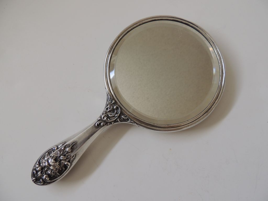 Sterling Silver Hand Mirror Foster & Bailey from handtoheartantiques on ...