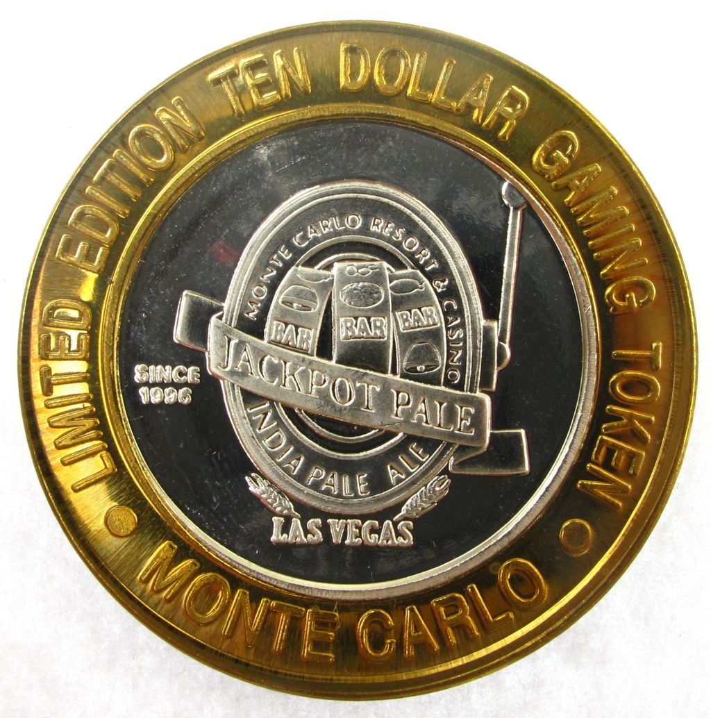 Limited Edition Las Vegas, NV Gaming Token 0.999 Silver Monte Carlo ...