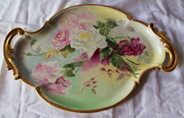 Beautiful HAND PAINTED LARGE French Limoges Stunning Still Life from ...