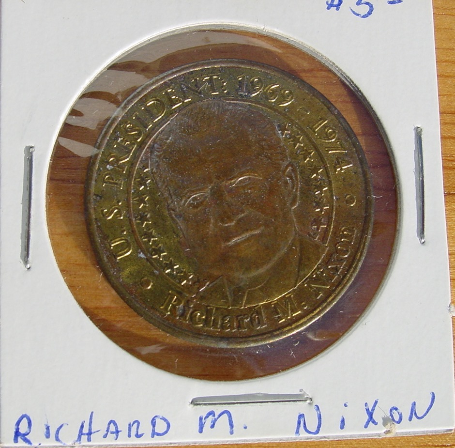 President Richard M Nixon Coin U.S. Mint Inaugural 1969 Sunoco from ...