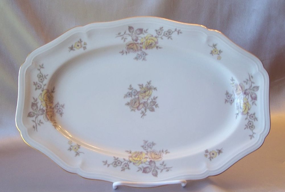 Johann Haviland Bavaria Germany Chippendale Regency Serving Platter ...