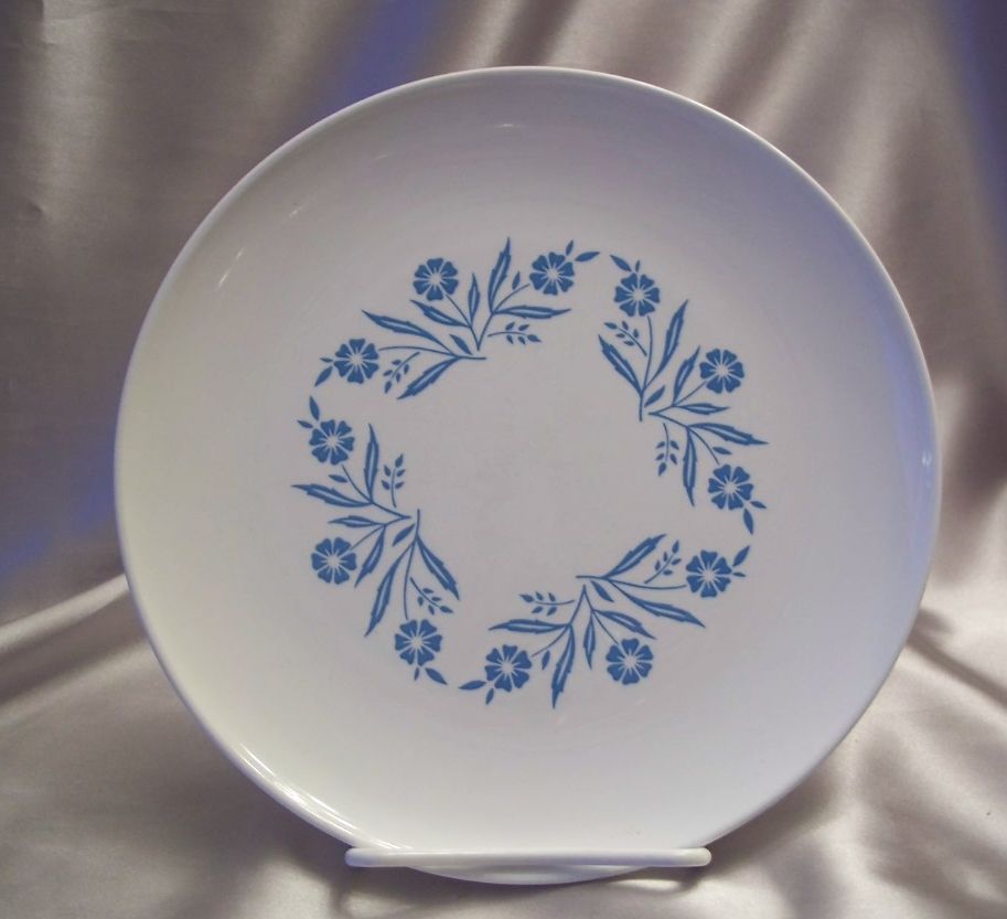 Centura Blue Cornflower Plate Corning Ware from colemanscollectibles on