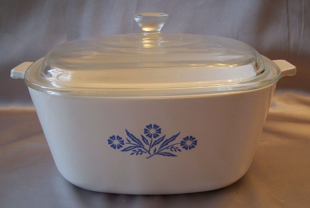 Corning Ware Corn FLower Casserole with Serving Tray from ...