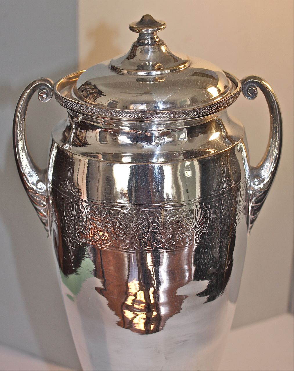 Wallace Bros. C. 1910 Silver plated Yacht Club Trophy from decosurfn-rl ...