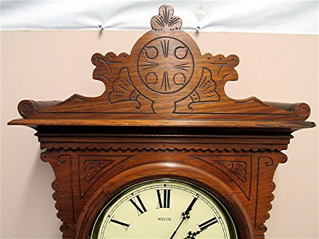 E. N. Welch Antique American Wall Clock Fully Restored And Completely ...