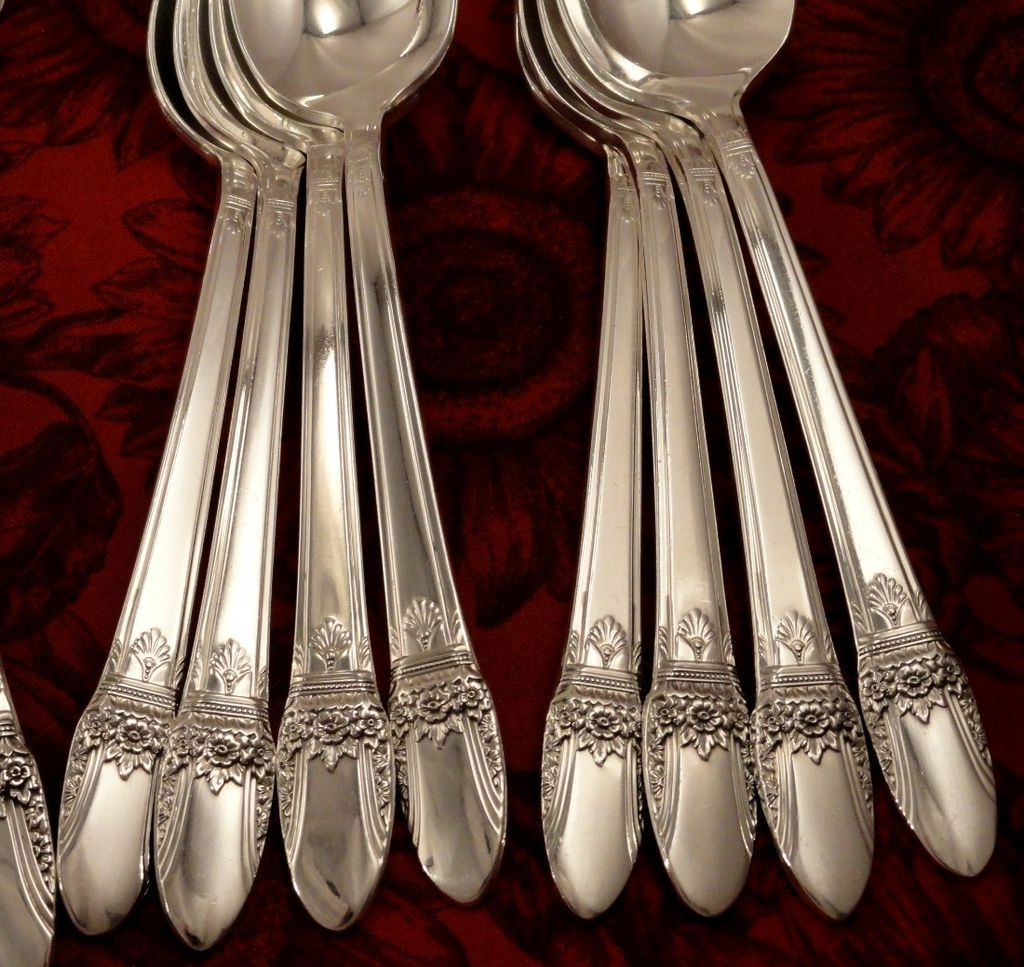 1847 Rogers FIRST LOVE Art Deco Silverware Set Vintage 1937 Silver from ...