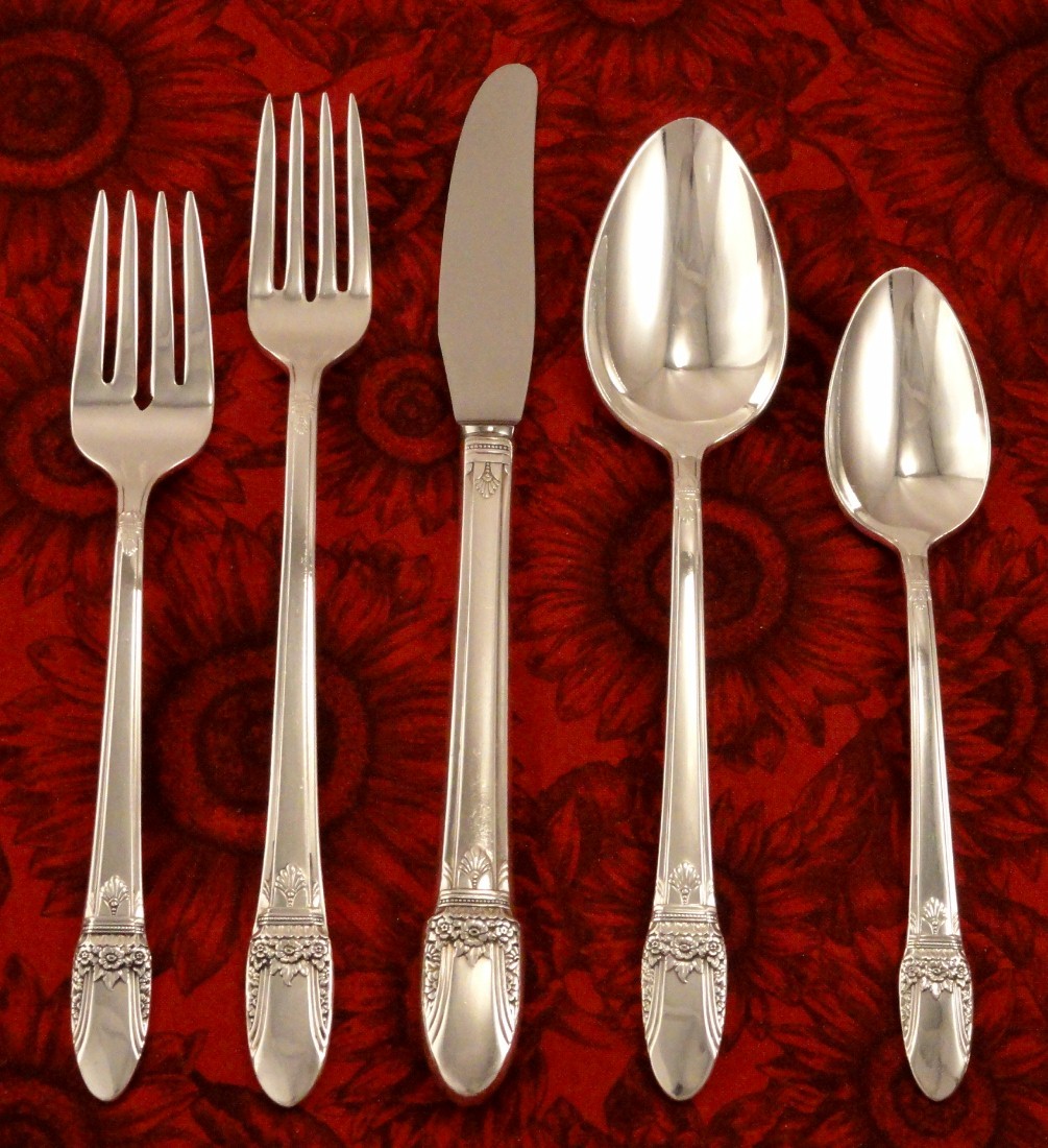 1847 Rogers FIRST LOVE Art Deco Silverware Set Vintage 1937 Silver from ...