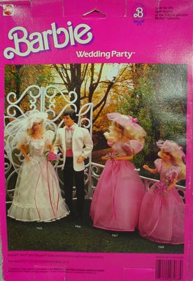 NRFB Skipper Flower Girl Set from the Mattel 1984 Barbie Wedding Party ...