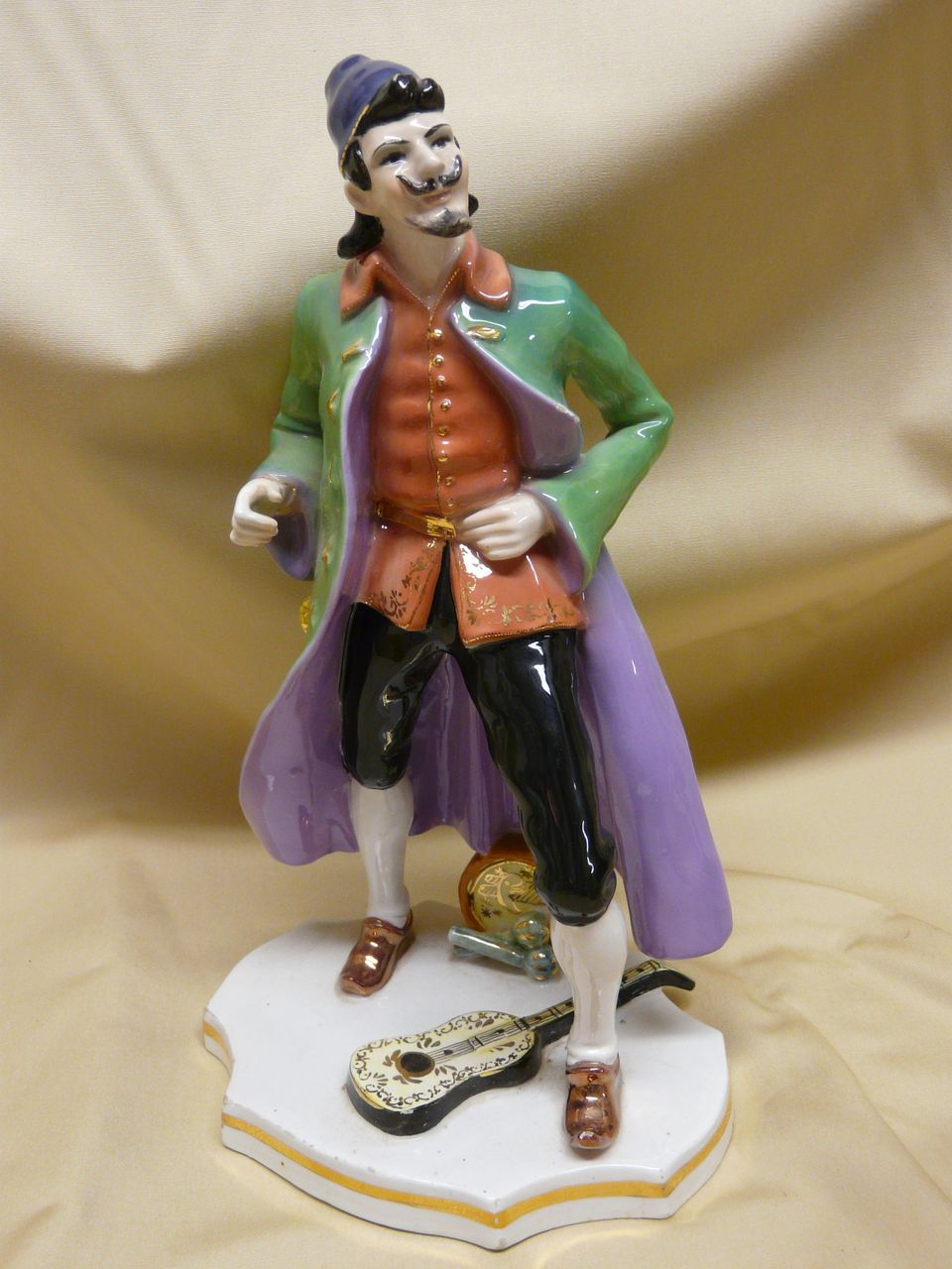 Italian Porcelain Male Opera Character Figurine from happyhoundantiques ...