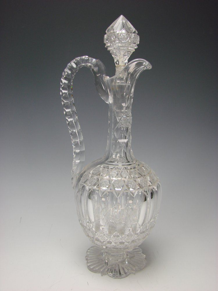 Antique French Baccarat Cut Glass Crystal Decanter from ...